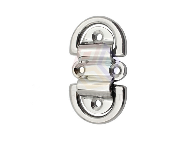 Folding Pad Eye With  D Ring